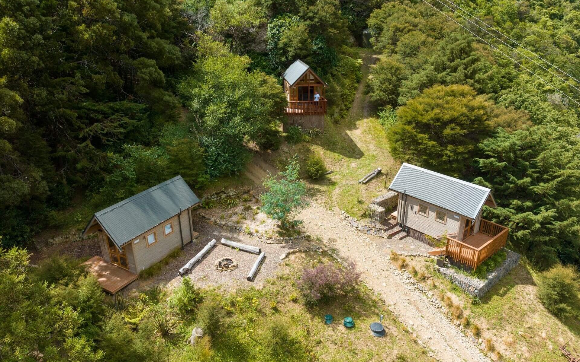Maitai Whare Iti cabins