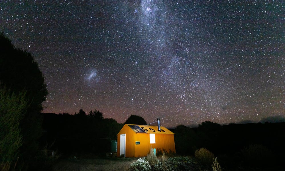 Porters Creek Hut, Mount Richmond Forest Park stargazing Mt Richmond Forest Park by Aimee Jules