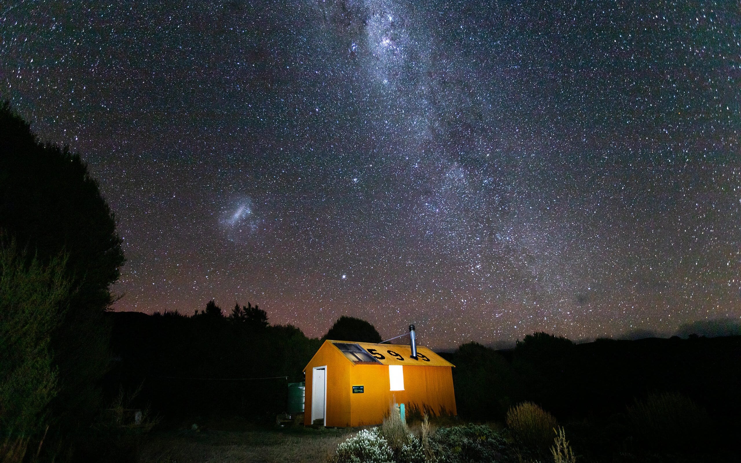 Porters Creek Hut, Mount Richmond Forest Park stargazing Mt Richmond Forest Park by Aimee Jules