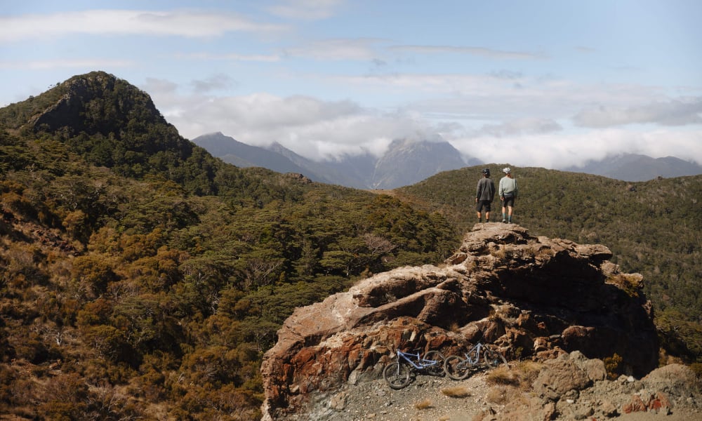 The Coppermine Trail treats you with amazing alpine landscapes.