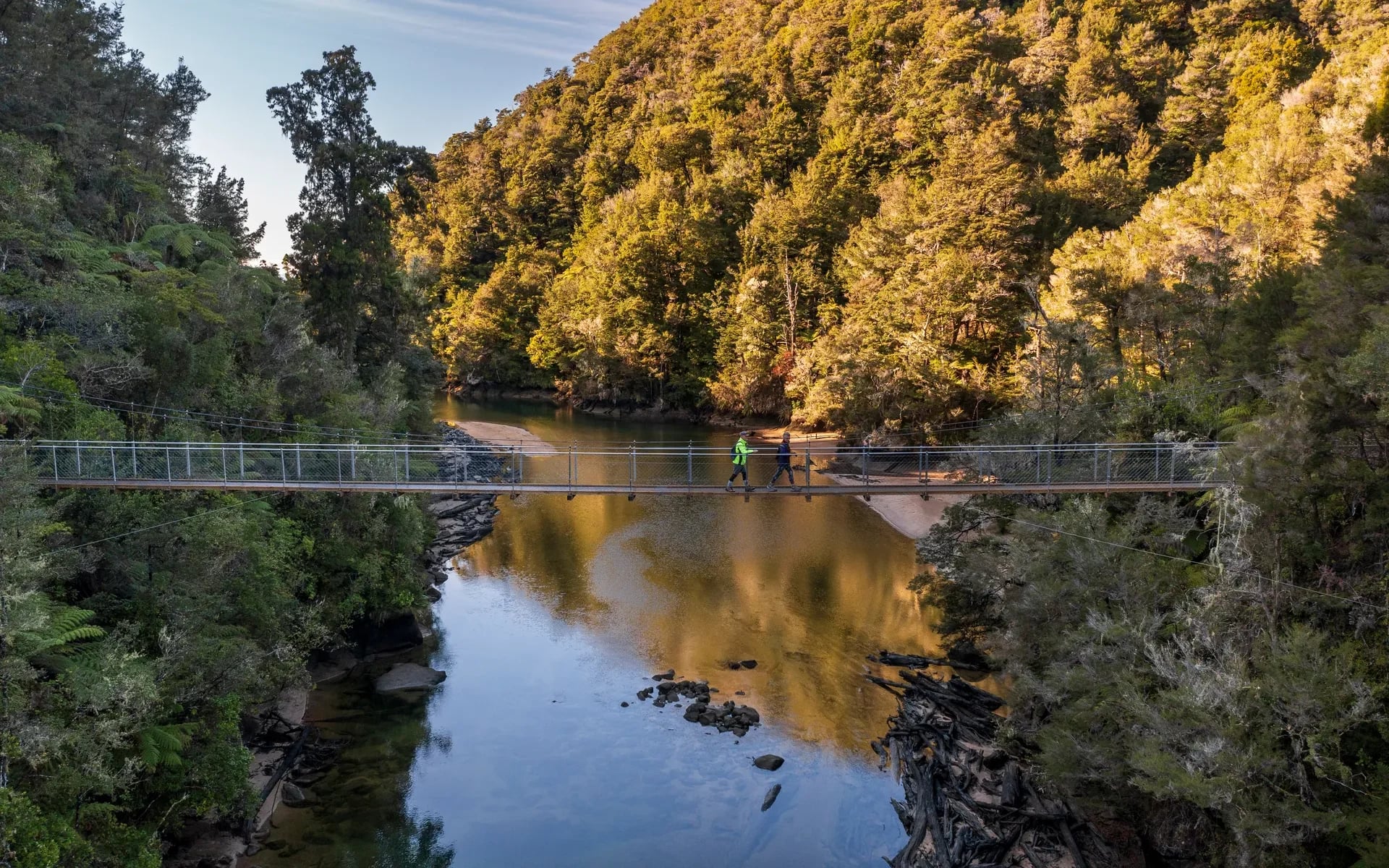 Falls River Bridge in Abel Tasman