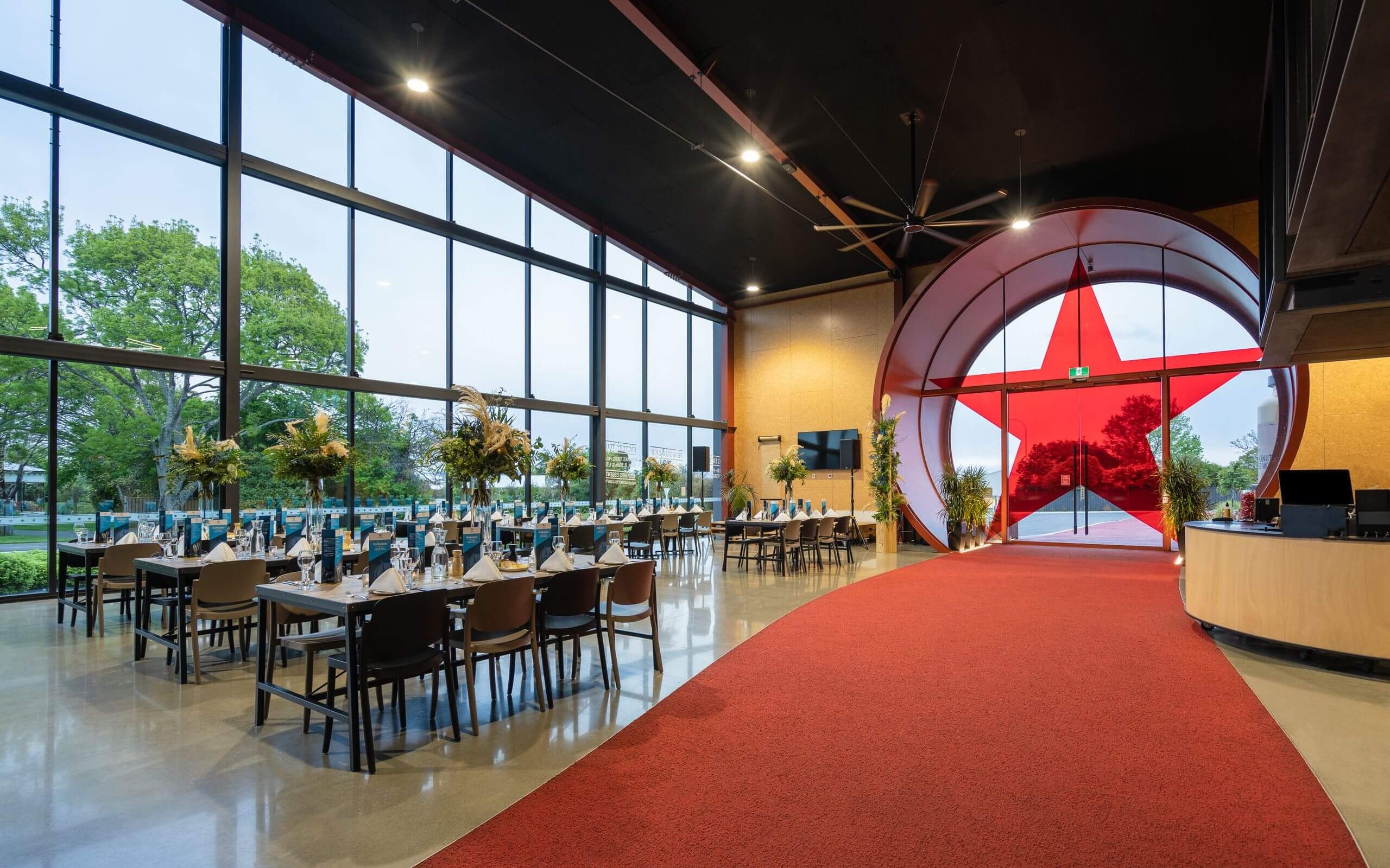 Conference setup at Pics Peanut Butter World