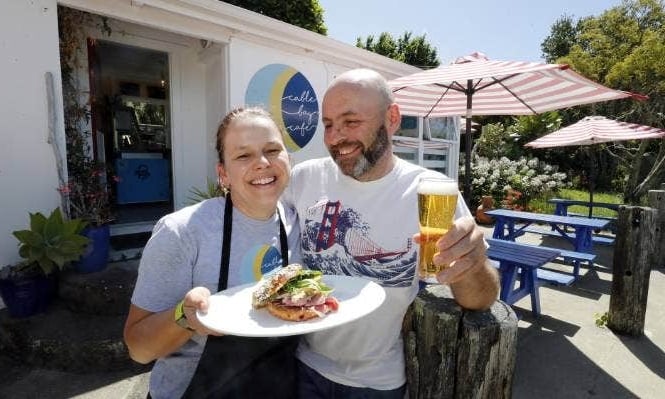 Annette Meyer and Ed Briem are the proud new owners of the Cable Bay Cafe credit toptasteconz