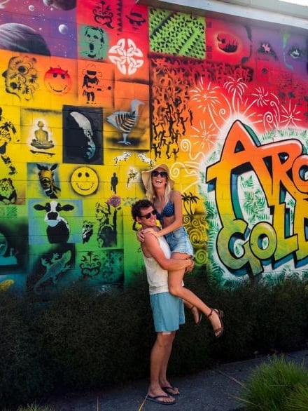 Exploring the street art in Tākaka is like walking through a colourful open-air gallery full of local stories.