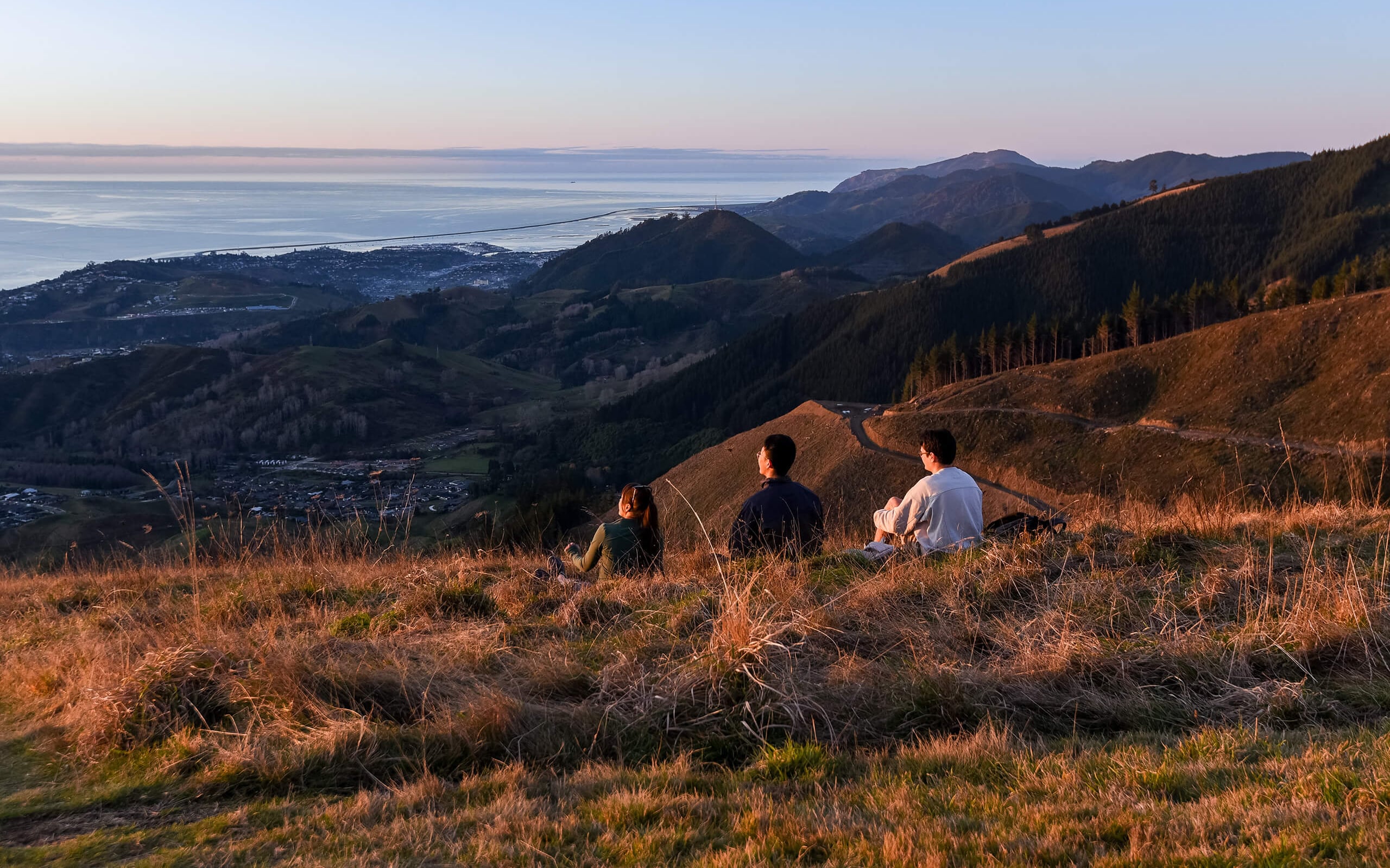 Barnicoat Range Walkway NMIT students by Melissa Banks