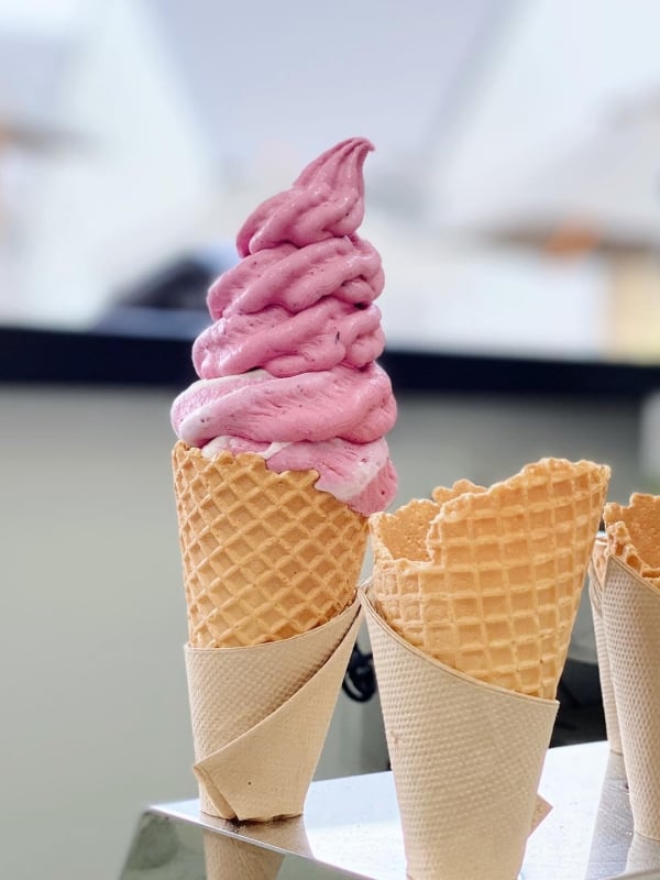 Cool off with a real fruit ice cream at Connings in Appleby, made with plenty of locally grown flavour.