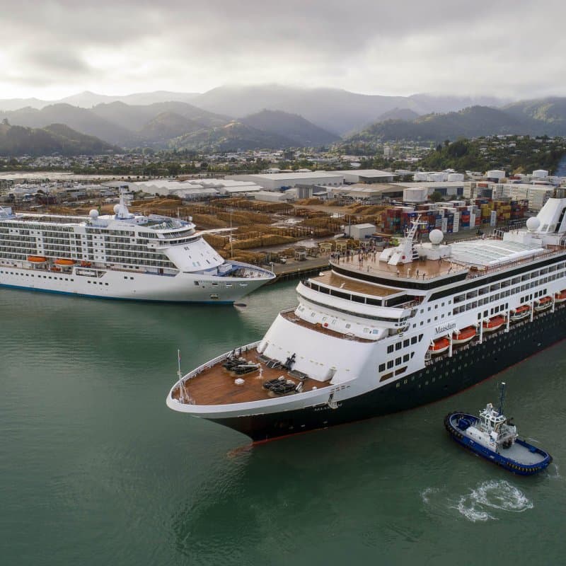 Cruise ships at Port Nelson