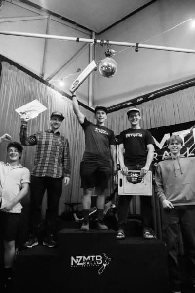 Matt Fairbrother won the NZ MTB Rally despite travelling under his own steam between stages.