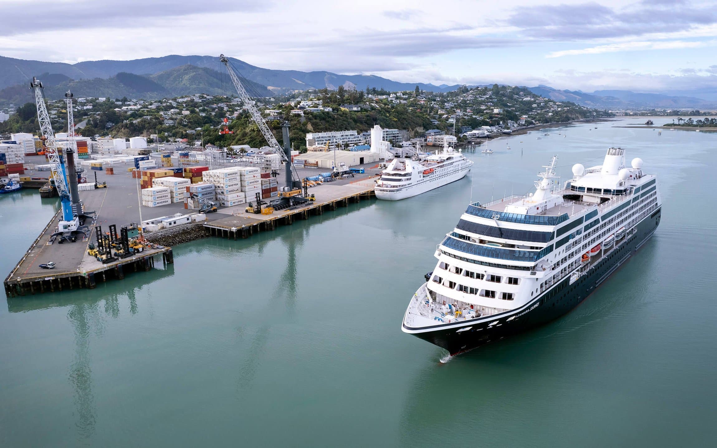 Port Nelson Cruise Ship Nelson Regional Development Agency by Tim Cuff