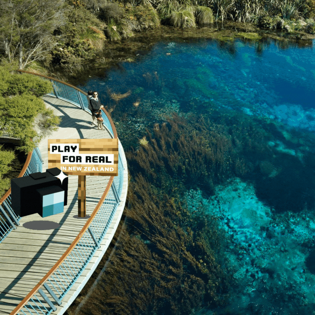 Pupu Springs Minecraft NZ