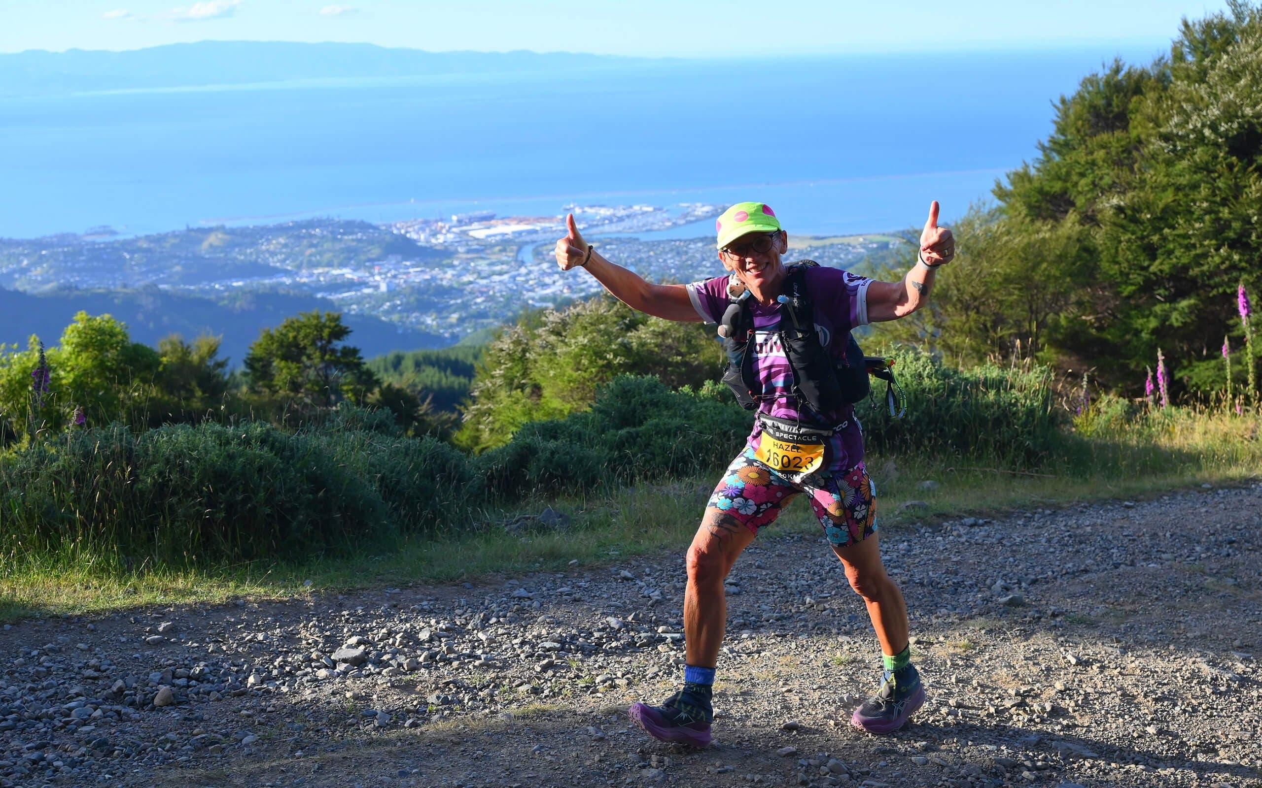 The Spectacle 2024 trail with a view