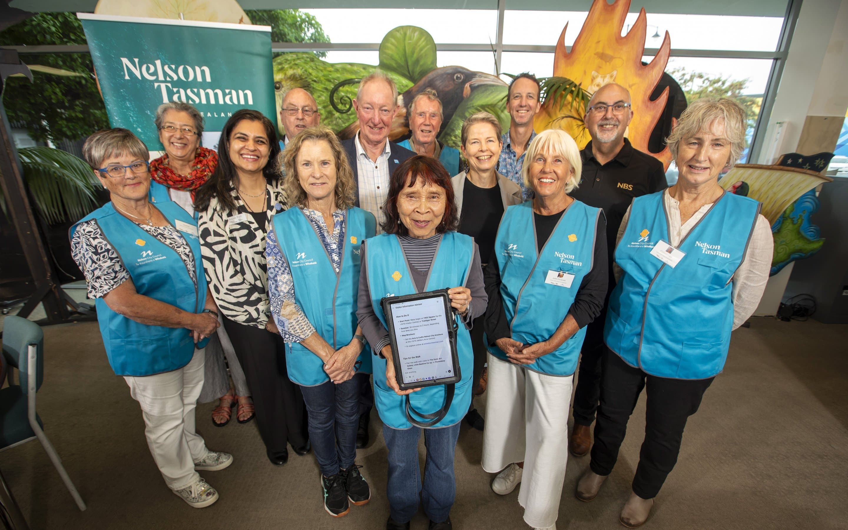 Visitor Information Ambassadors to take to Nelson’s streets using AI.