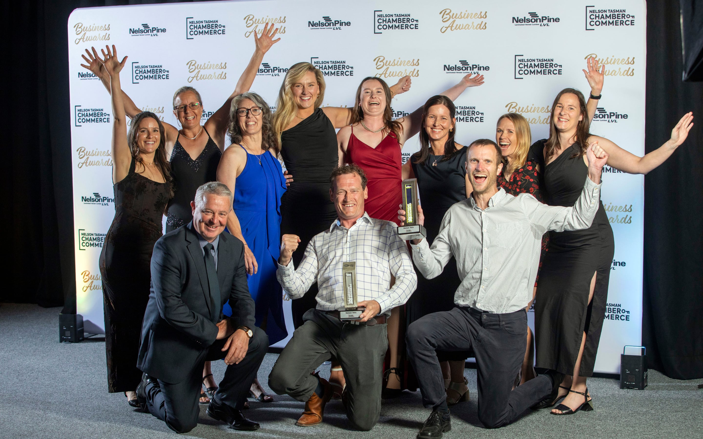 Nelson Vets wins Supreme Award at 36th Annual Nelson Pine Industries Chamber of Commerce Business Awards