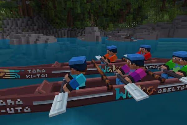 Waka Abel Tasman as it appears in the new downloadable destination within Minecraft.