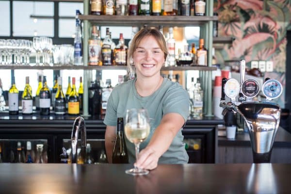 Local wines are on offer at The Styx, ready to pair with good food and great views.