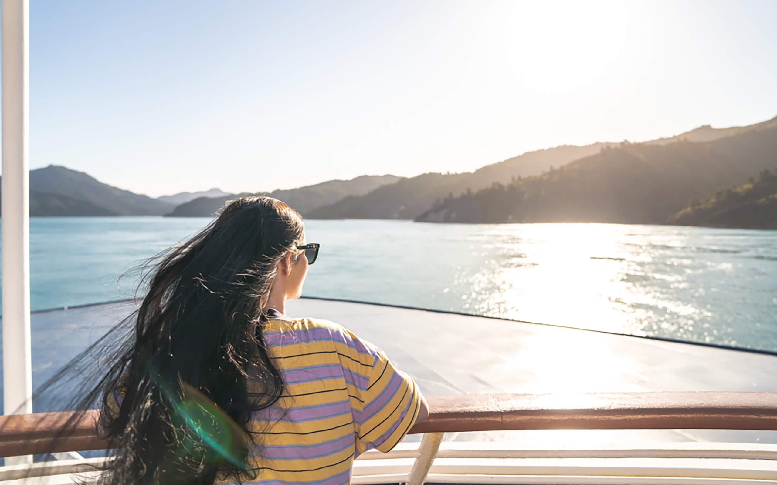 Hop on a ferry from Wellington to Picton, then enjoy a scenic two-hour drive to our region.