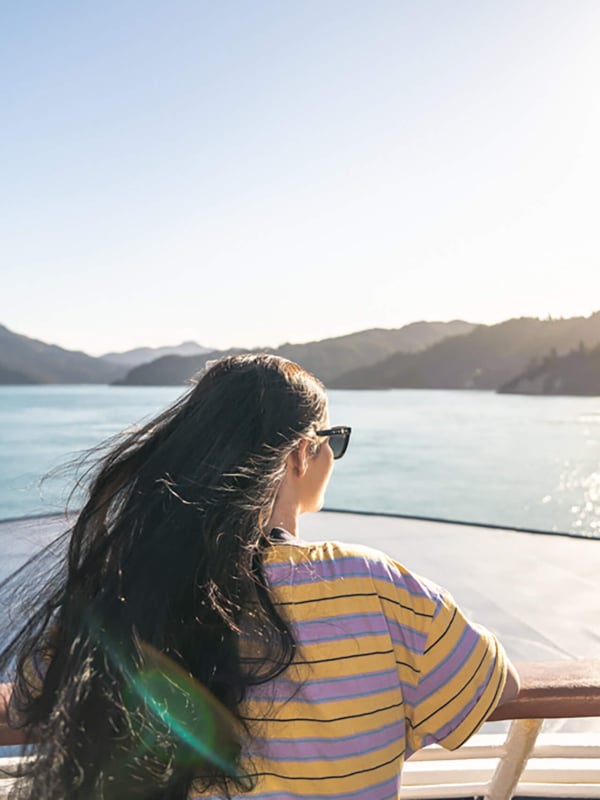 Hop on a ferry from Wellington to Picton, then enjoy a scenic two-hour drive to our region.