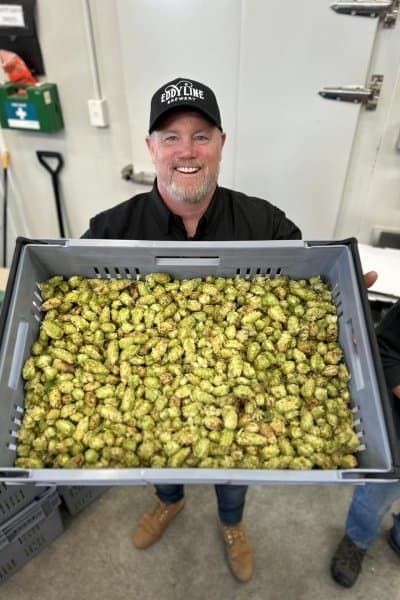 Eddyline’s fresh hop beers are burst with bold, seasonal local flavour.