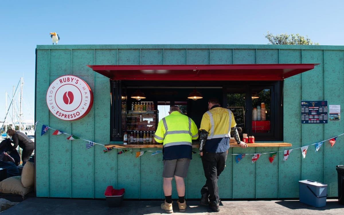 Ruby's Espresso serves locally-roasted Sublime coffee paired with house-made treats made fresh daily.