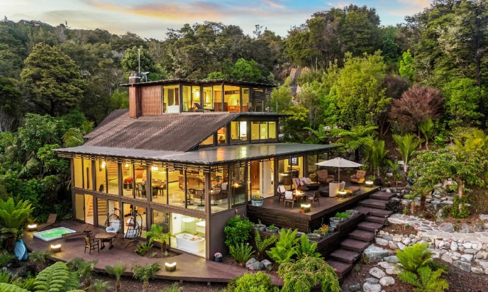 Lodge By The Beach aerial