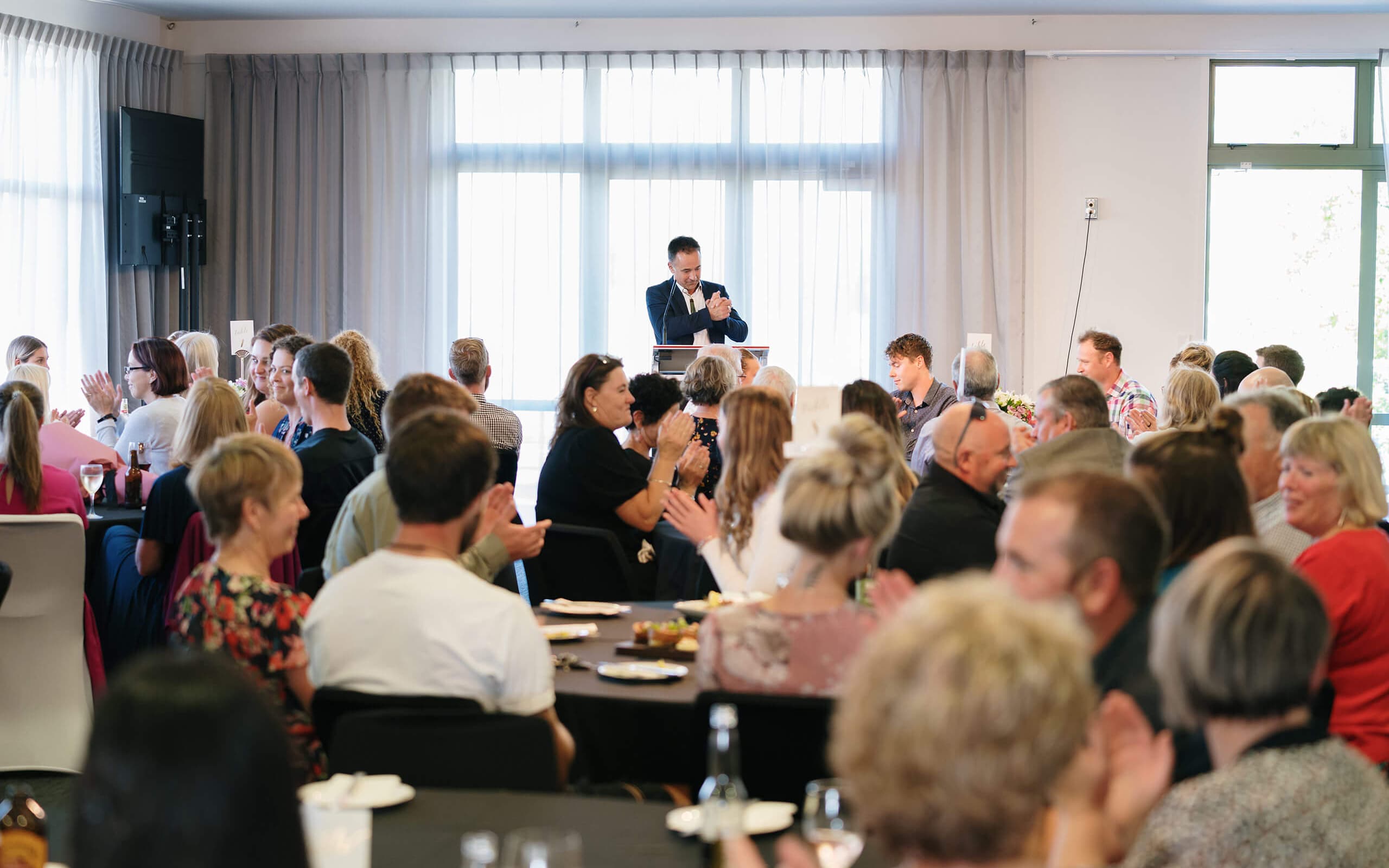 Conference setup at Beachside.