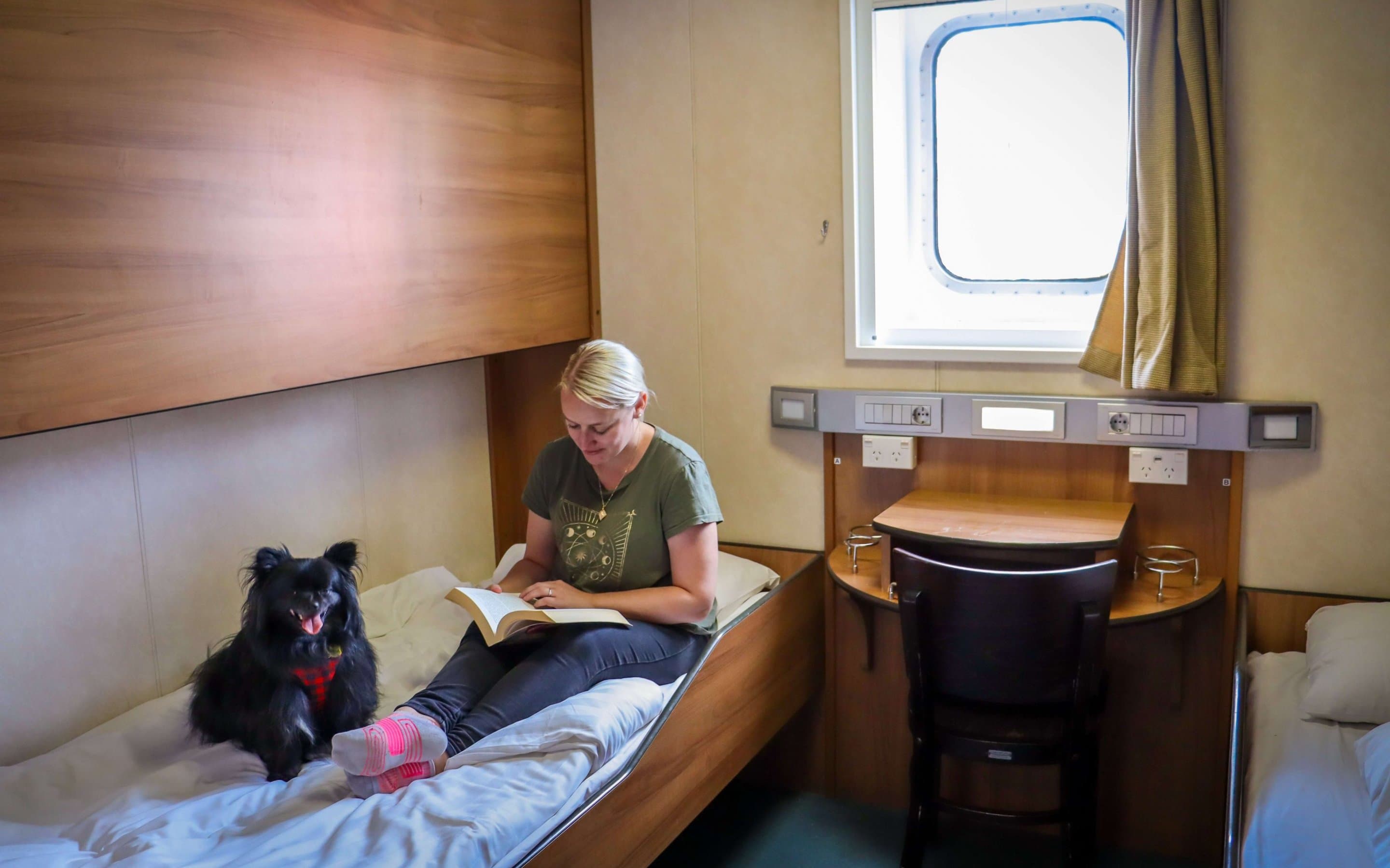 Dedicated dog-friendly cabins are available on selected sailings onboard Connemara.
