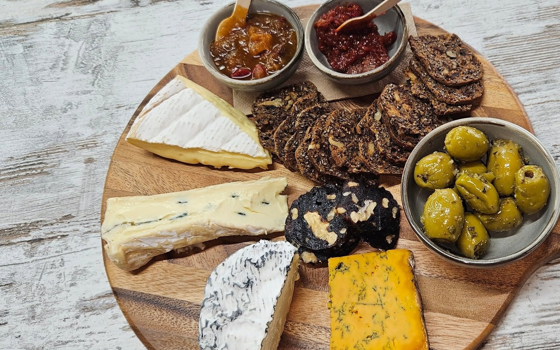 Cooks Corner cheese board