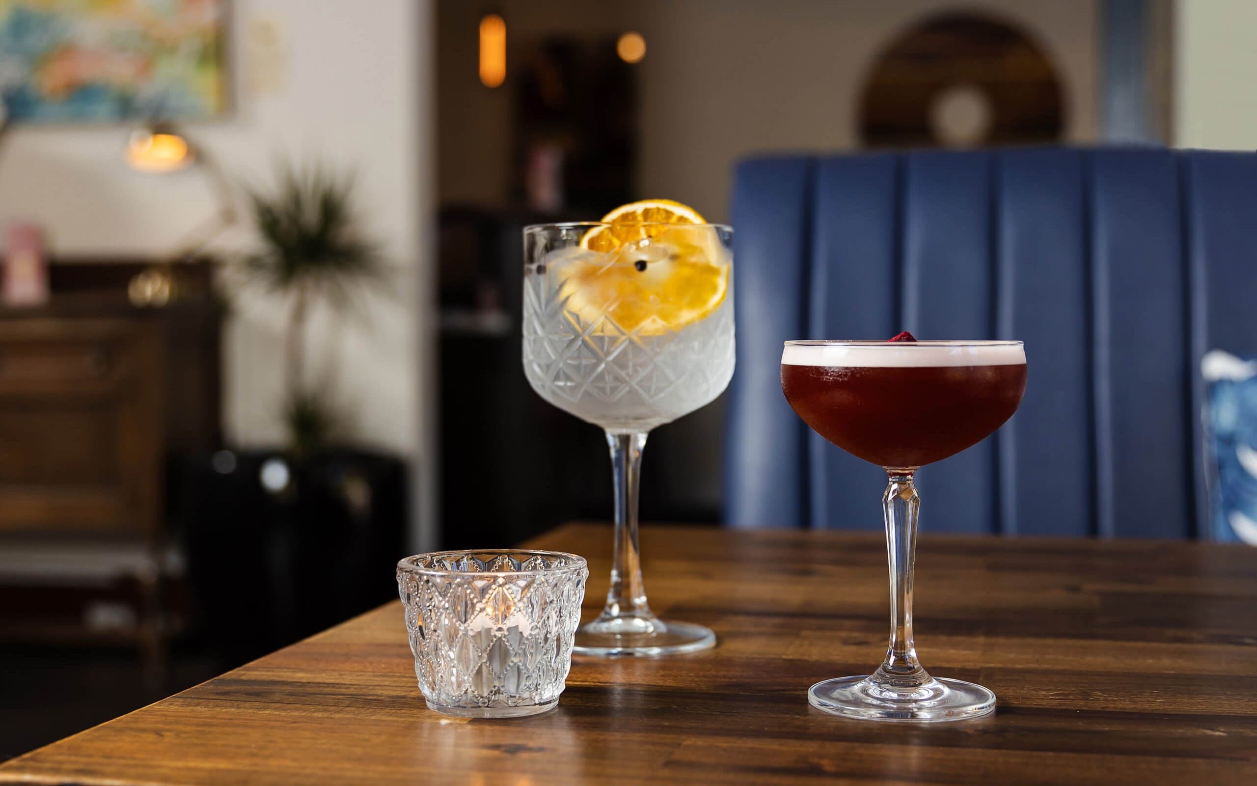 Eight Plates serves up curated wine flights and standout cocktails.