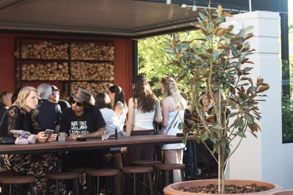 Fannys Pub in Nelson City outdoors