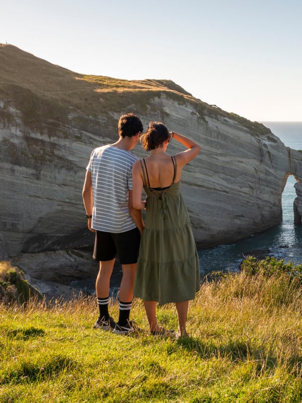 Cape Farewell is the northern-most point of the South Island.