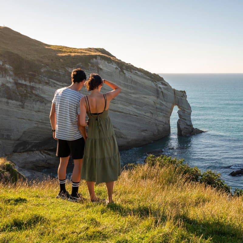 Cape Farewell is the northern-most point of the South Island.