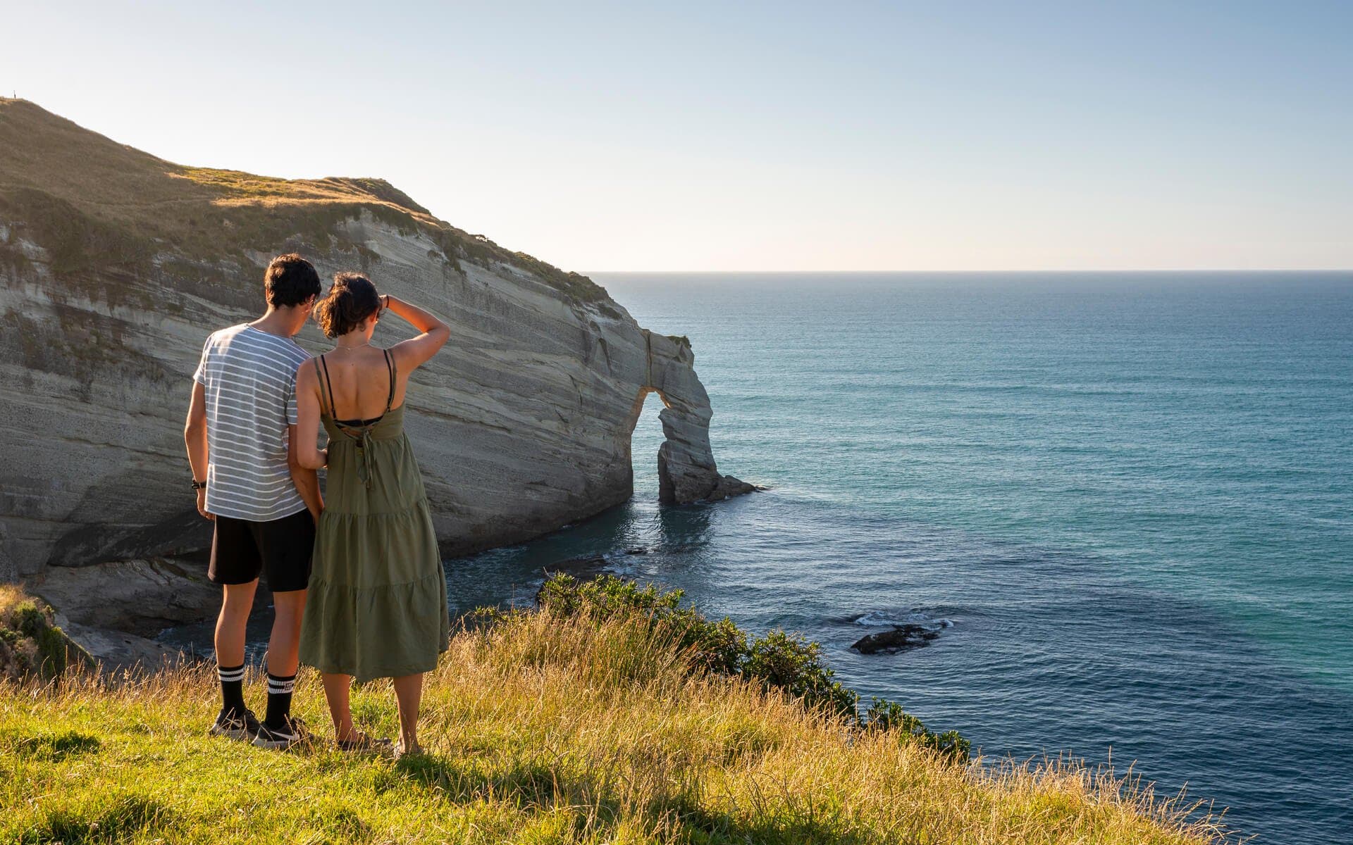 Cape Farewell is the northern-most point of the South Island.