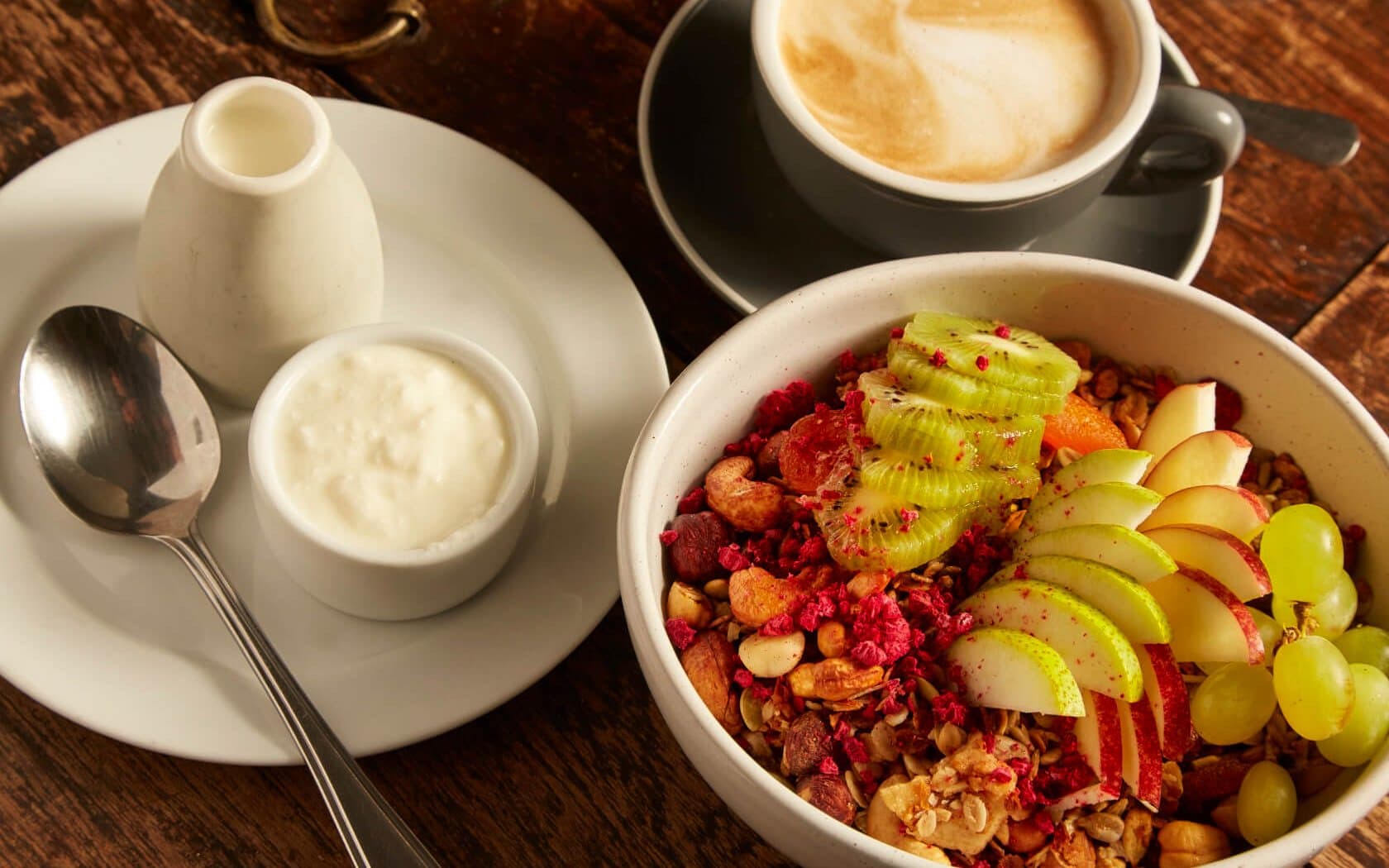 Awaroa Lodge breakfast