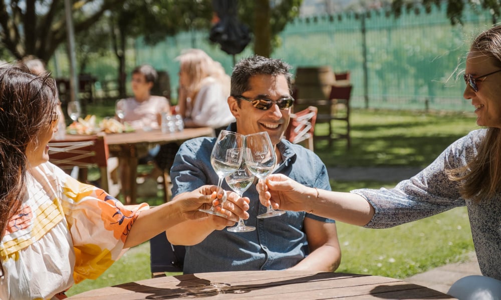 Pair your meal with a wine tasting at Harvest Kitchen, where Seifried Estate’s finest drops are served fresh from the vineyard just outside.