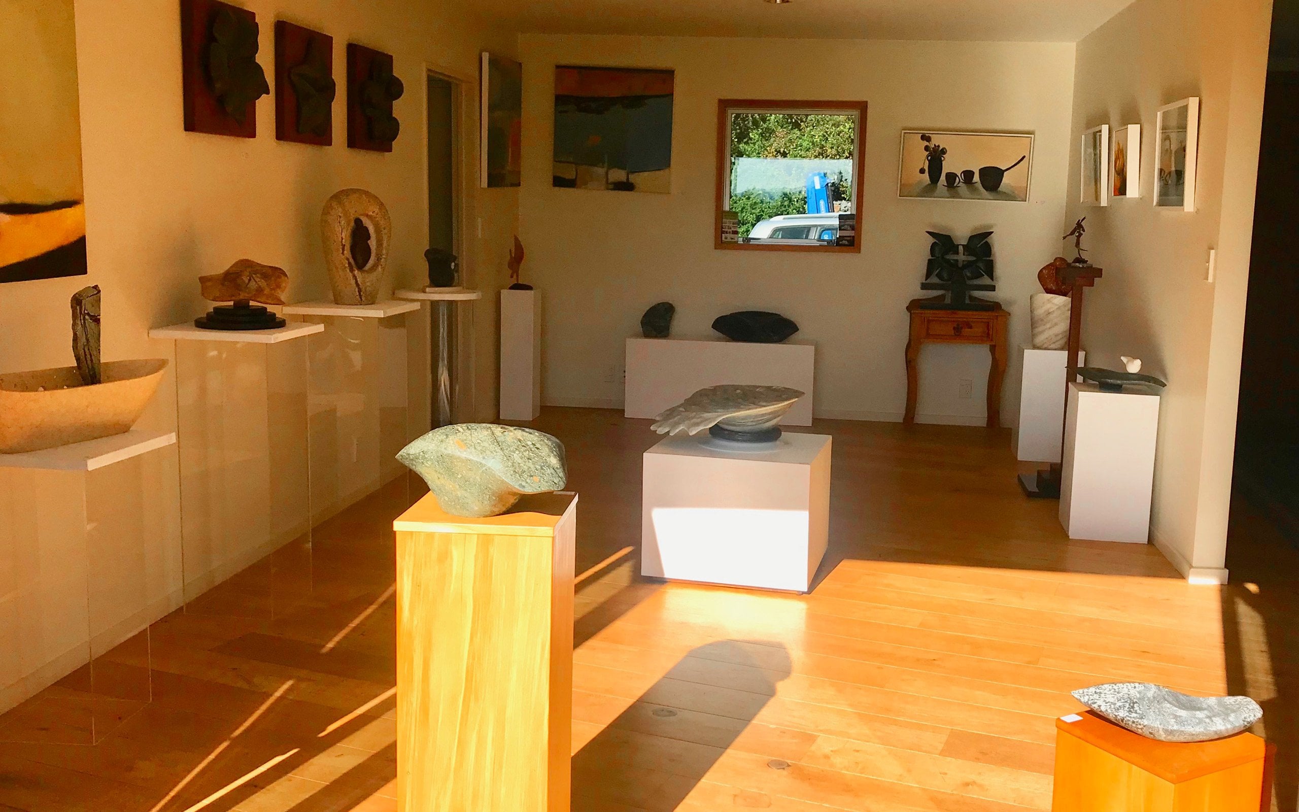 Hawks Valley Sculpture Gallery interior