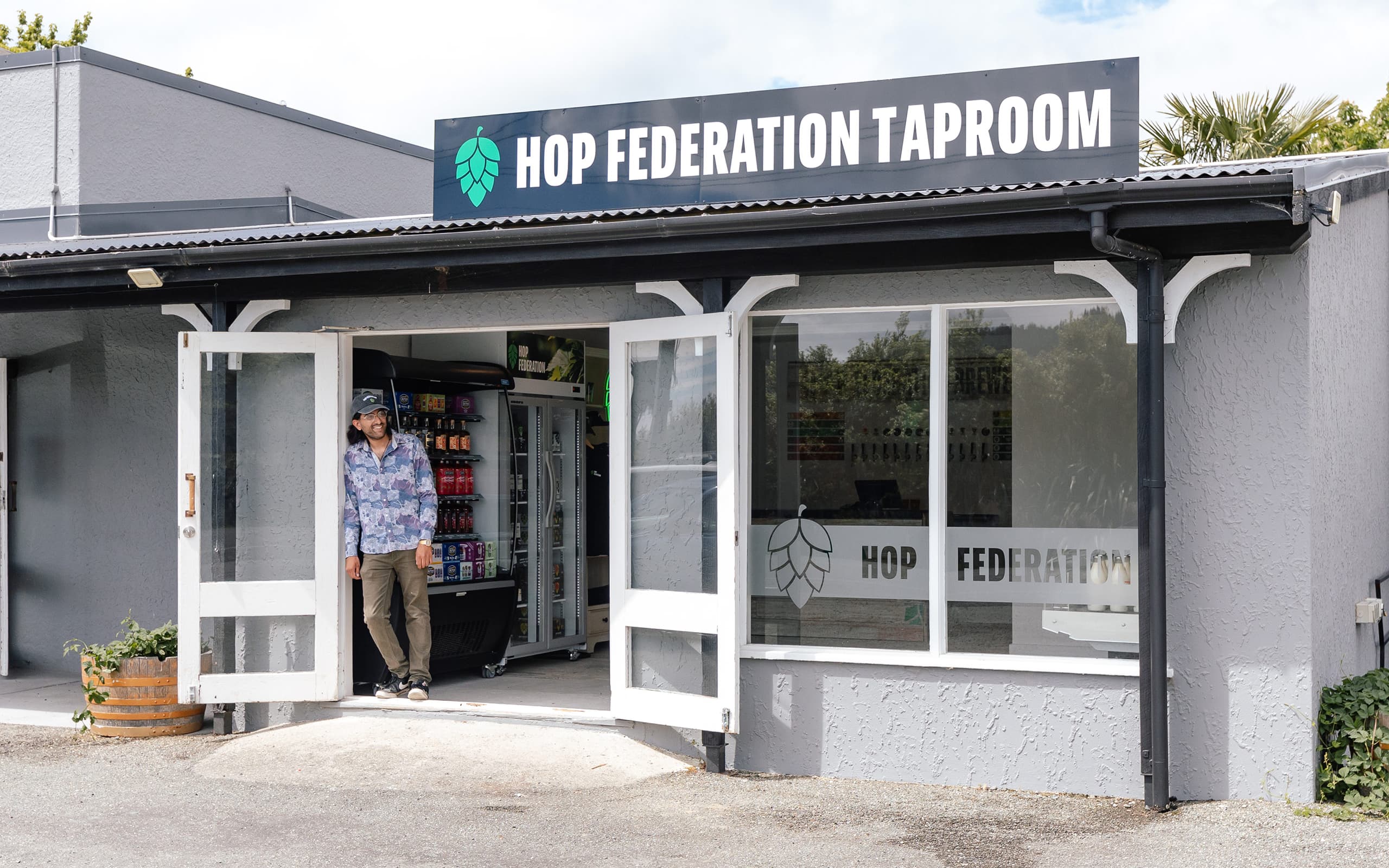 Hop Federation, a craft brewery in the heart of hop country.