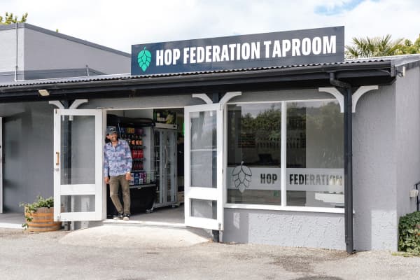 Hop Federation, a craft brewery in the heart of hop country.