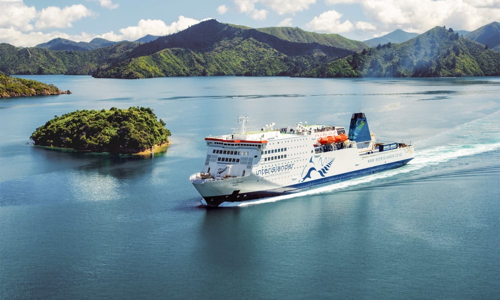 183915 scenery kaitaki in the sounds interislander