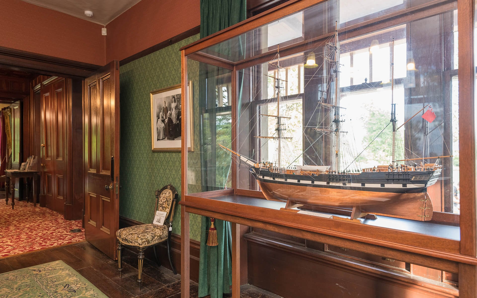 Isel House and Park interior by Nelson City Council