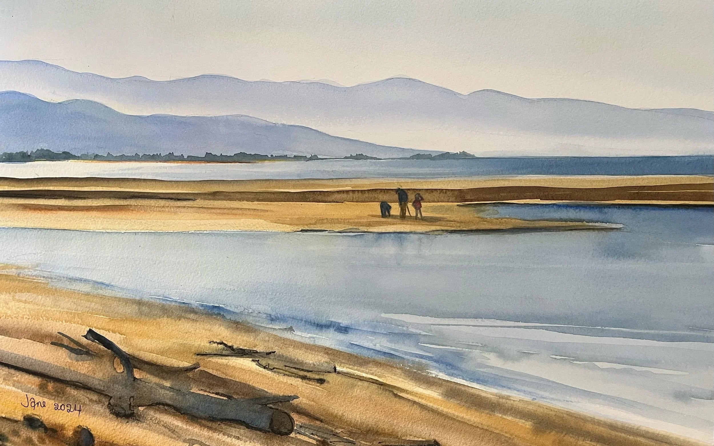 Kina Beach Half Tide | 380mm x 560mm