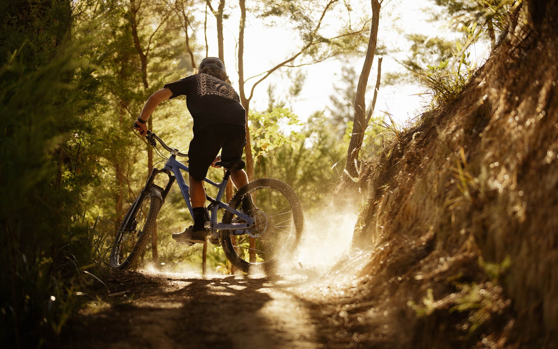 Mountain Biking Kaiteretere credit Henry Jaine