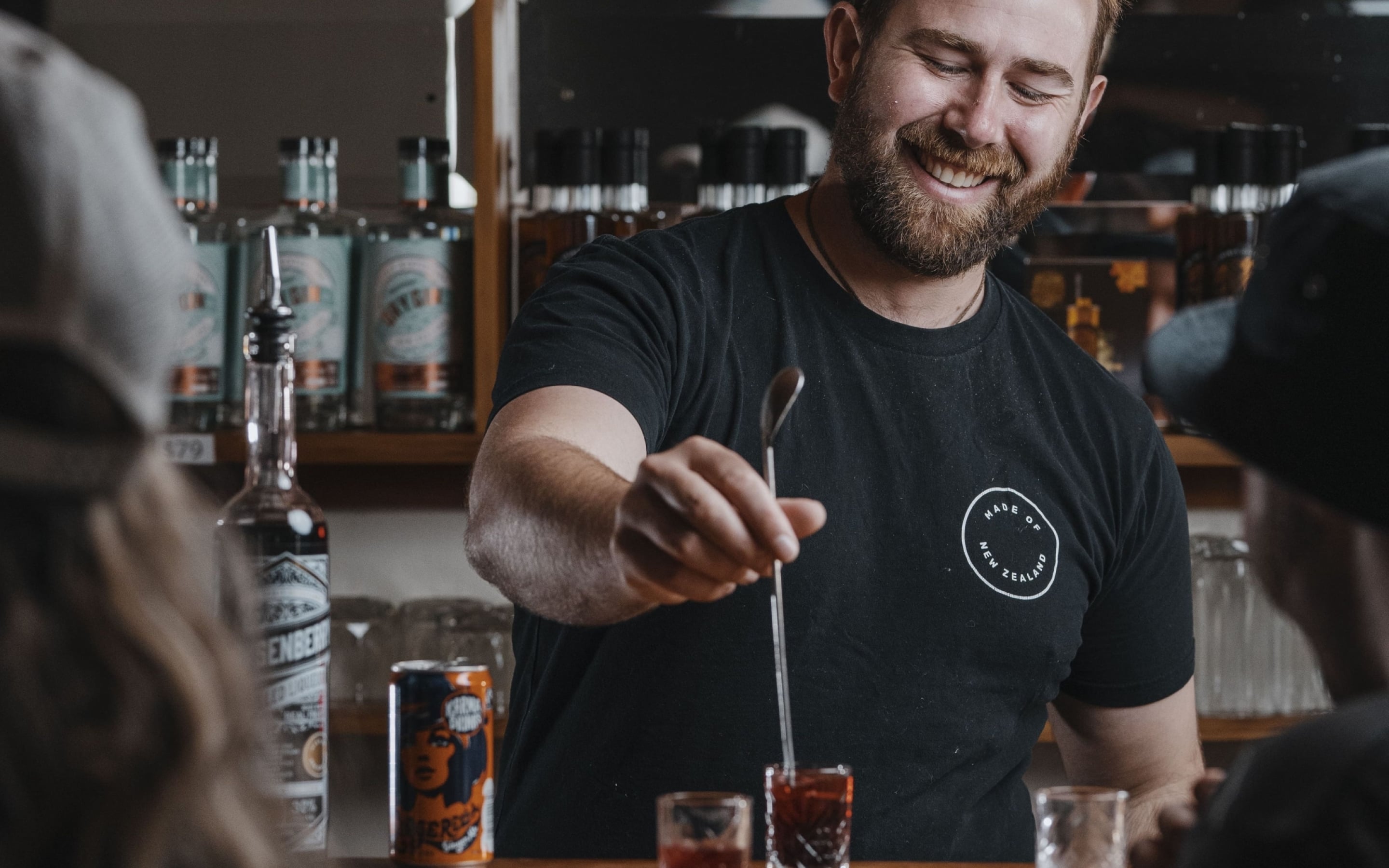Kiwi Spirit Cocktail Bar and Tapas Stiring Tasting Cellar Door