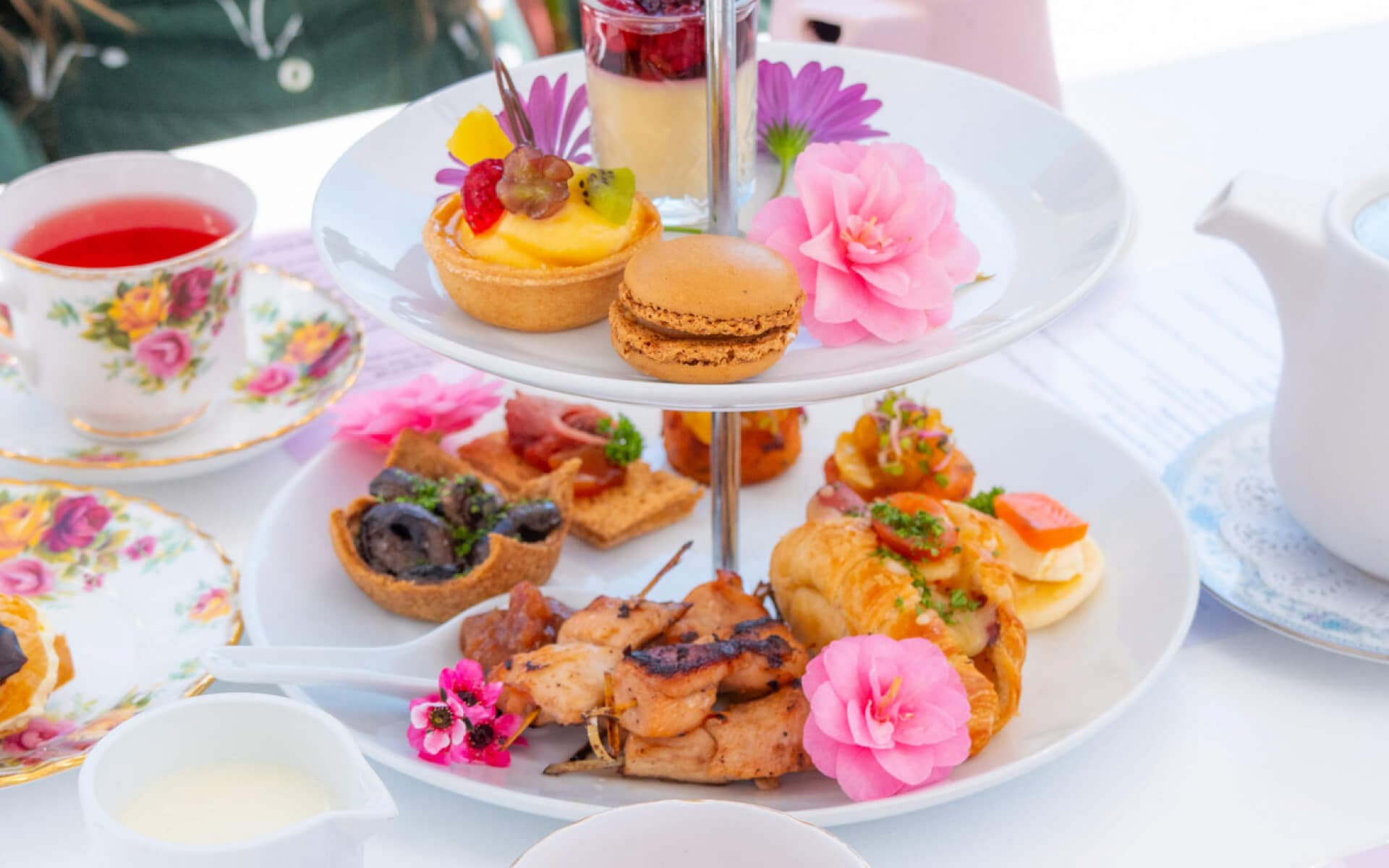 Melrose House high tea by Bare Kiwi