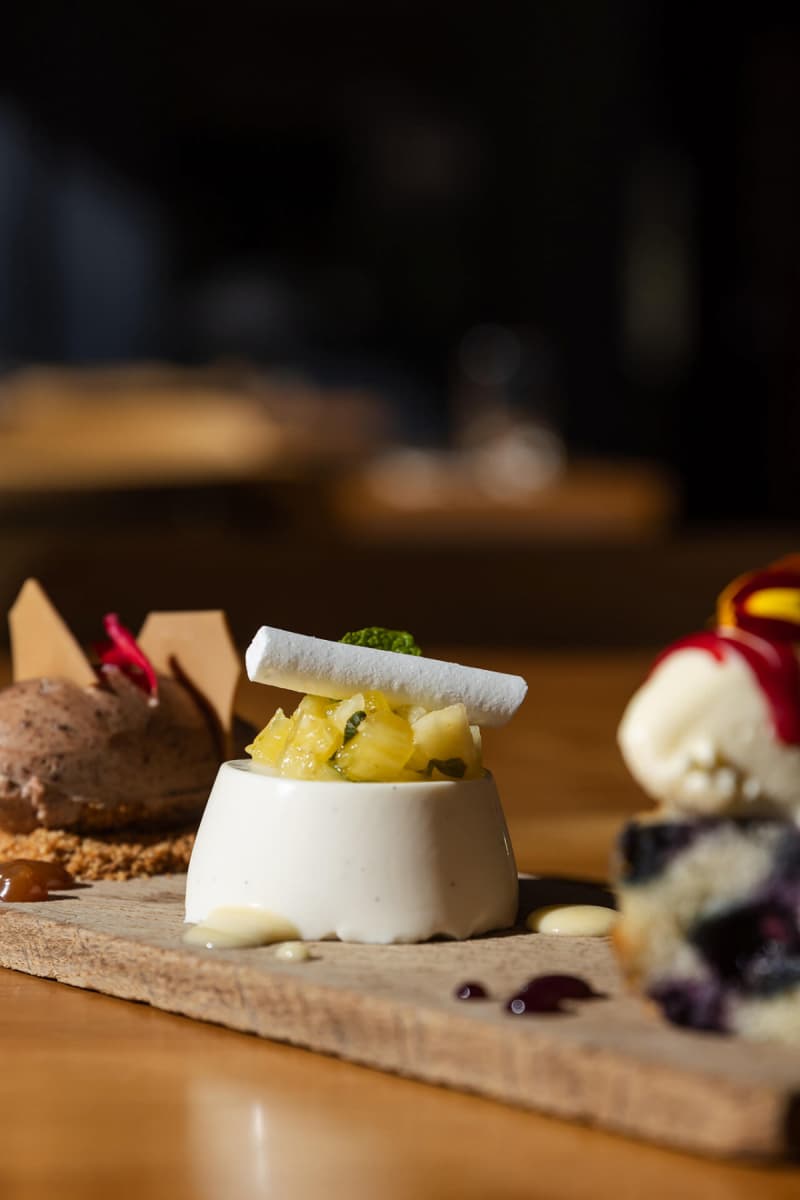 Moutere Hills Restaurant Nelson dessert close up