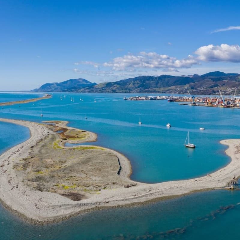 Nelson Boulder Bank aerial