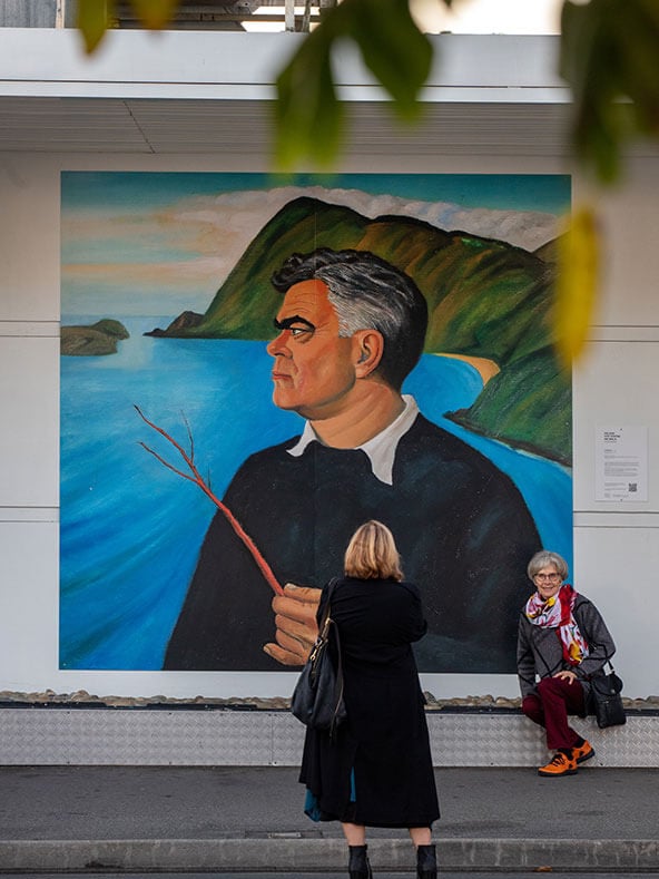 ArtWalk Bensemann Self Portrait credit Tim Cuff 01