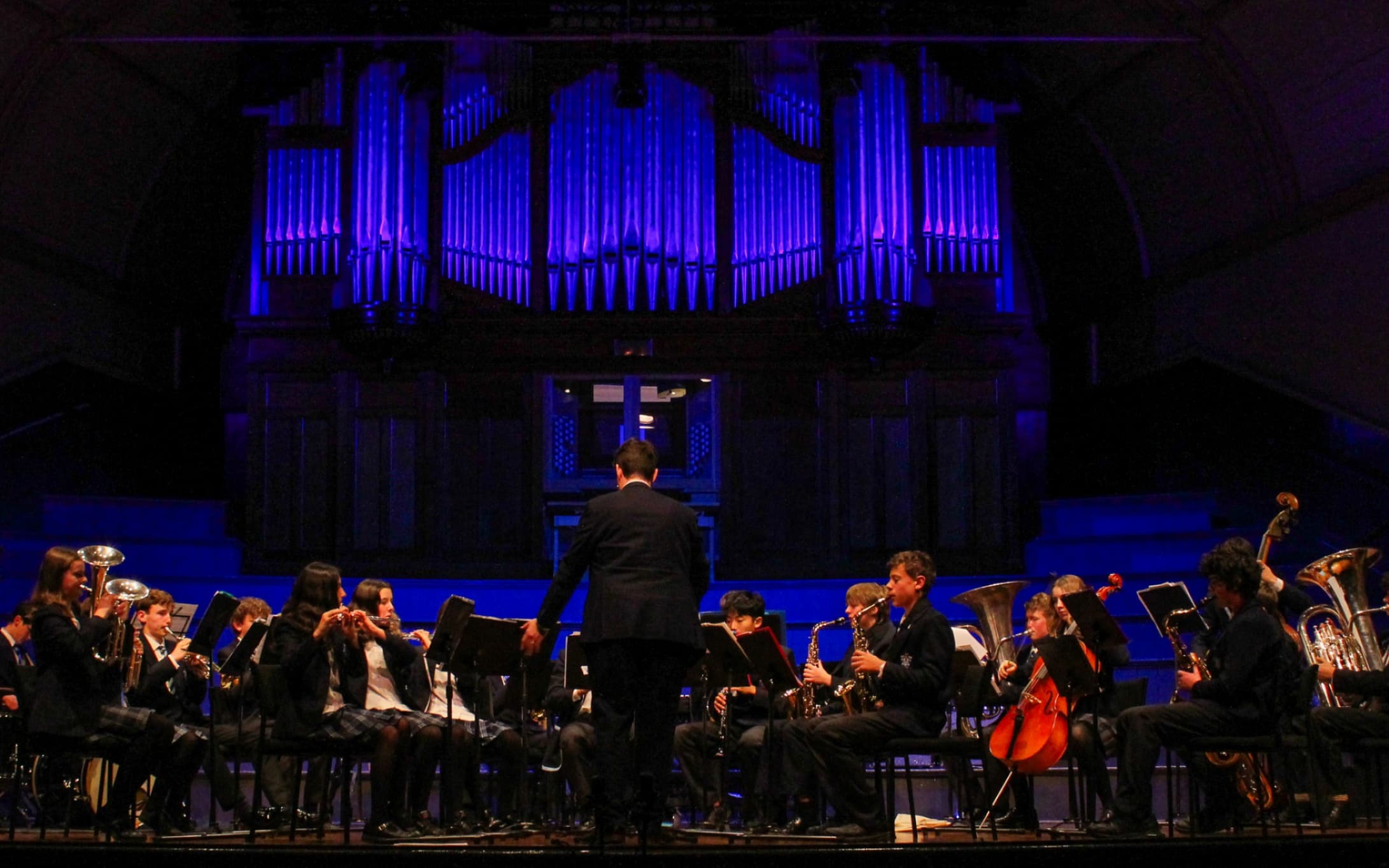 Nelson College stage performance