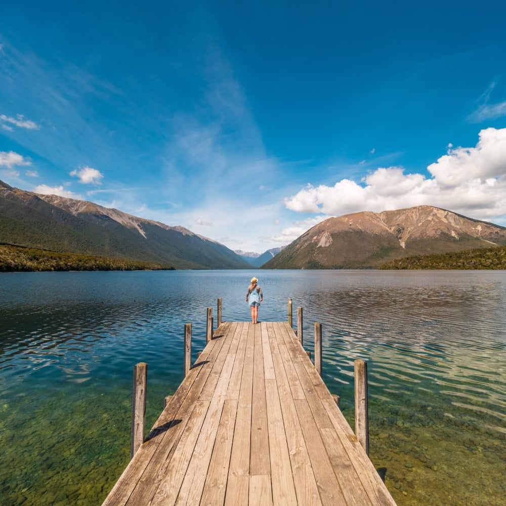 Lake Rotoiti jeti Nelson Lakes National Park