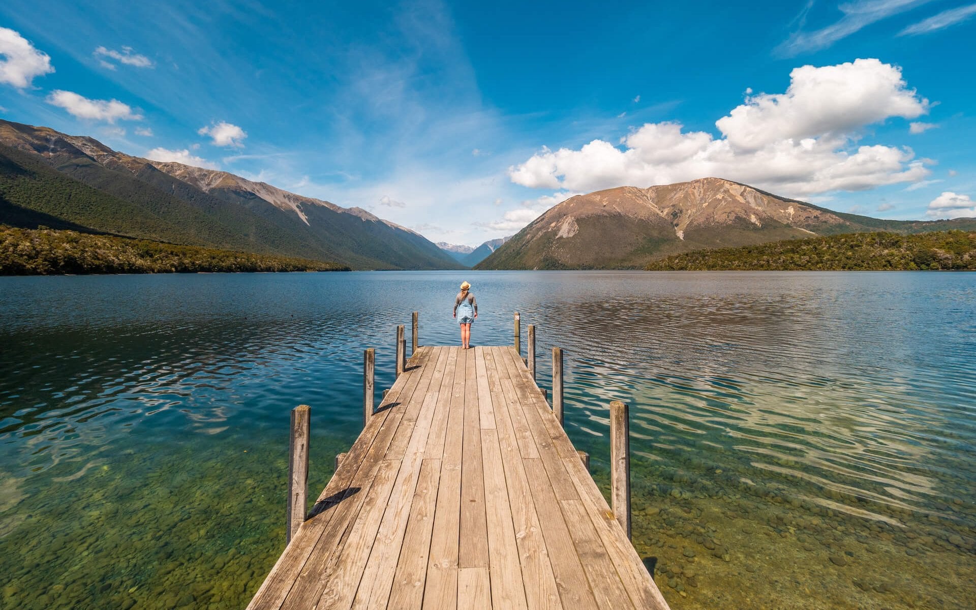 Lake Rotoiti jeti Nelson Lakes National Park