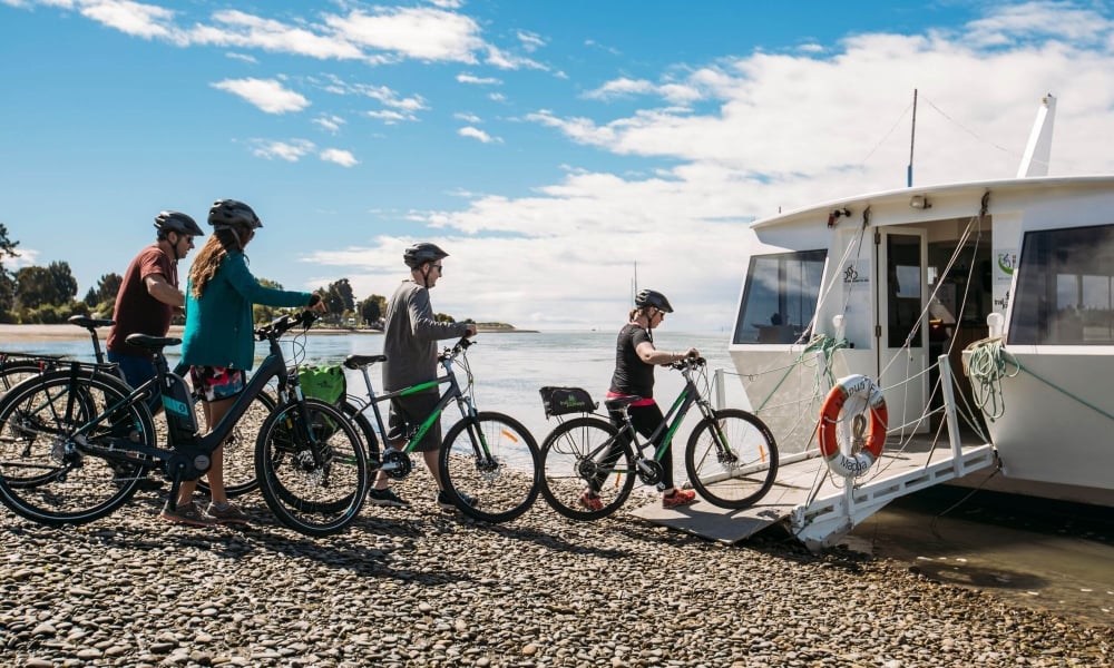 The Māpua Ferry operates from the end of September until the end of May.